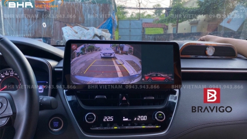Màn hình DVD Android xe Toyota Cross 2020 - nay | Màn Bravigo nguyên khối